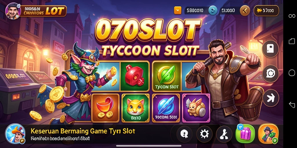 Tampilan gameplay 070SLOT yang seru dan adiktif.
