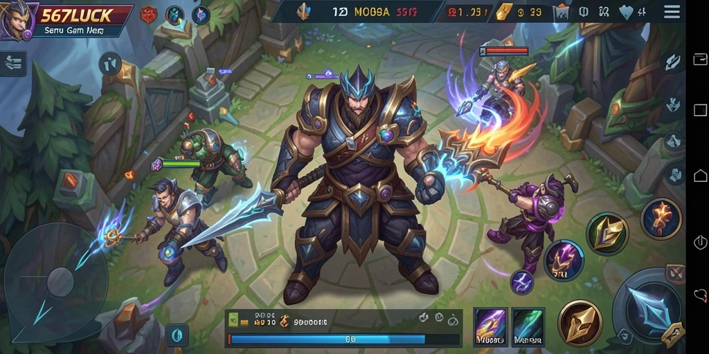 Tampilan gameplay seru dan strategi di 567LUCK.