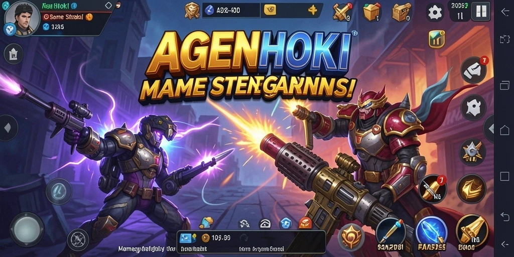 Tampilan gameplay AGENHOKI yang seru dan menantang di dunia strategi.