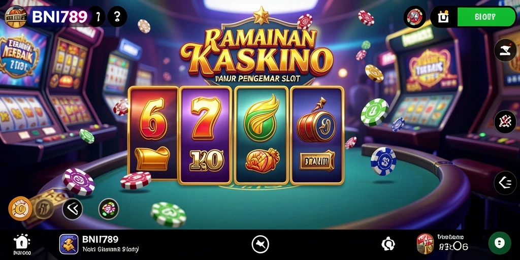 Tampilan permainan slot yang menarik dan penuh warna dari BNI789.
