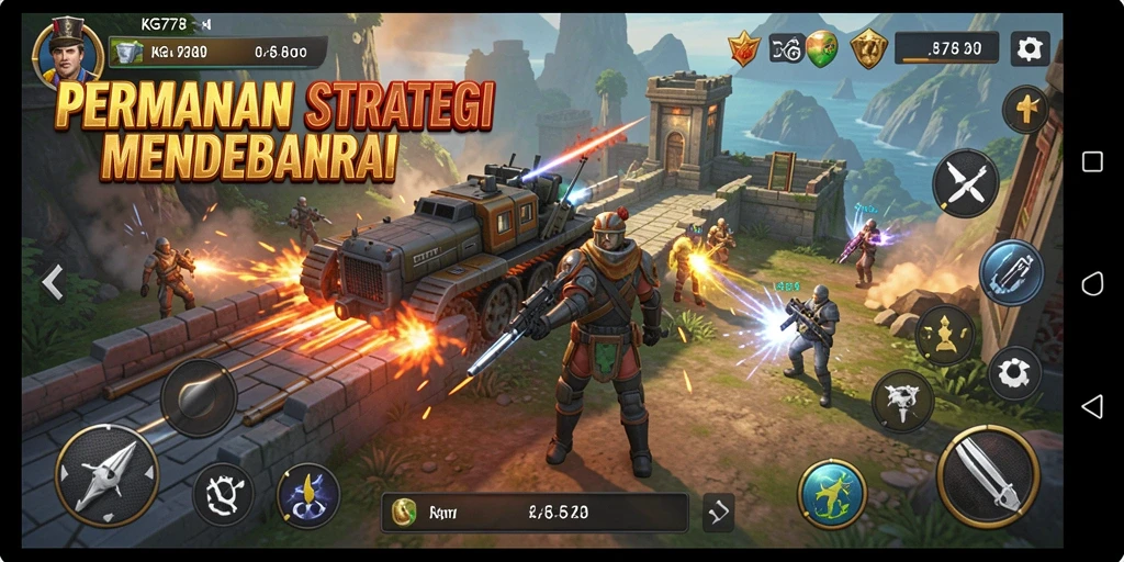 Tampilan gameplay strategi yang menantang dan seru di KG778.