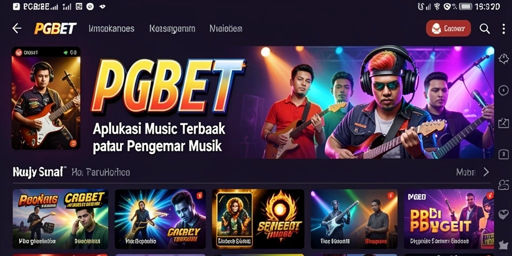 Tampilan menarik dari gameplay Music di PGBET.