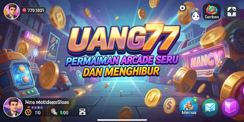 Tangkapan layar menampilkan aksi gameplay UANG77 dengan grafis menarik.